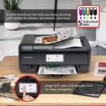 PIXMA Tr8620A - All-In-One Printer Home Office|Copier|Scanner|Fax|Auto Document Feeder | Photo, Document | Airprint (R), Android, Black, Works with Alexa - Image 3