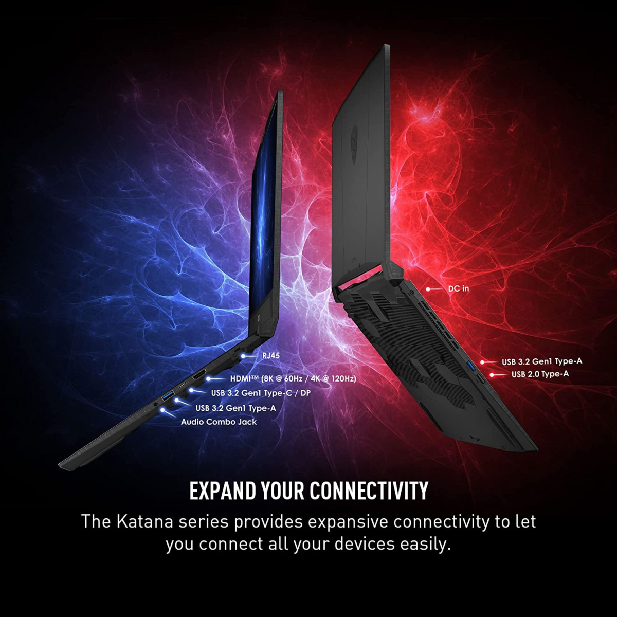 Katana 15 15.6” 165Hz QHD Gaming Laptop: Intel Core I7-13620H, NVIDIA Geforce RTX 4070, 16GB DDR5, 1TB Nvme SSD, Cooler Boost 5, Win 11: Black B13VGK-2000US - Image 6