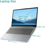 Ideapad 1I Laptop, 15.6 Inch Anti-Glare Display, Intel Celeron Processor, 20GB RAM, Storage: 1TB SSD+128GB Emmc, Windows 11 Home, 1 Year Microsoft 365, Webcam, Wi-Fi, Alpacatec Accessory - Image 5