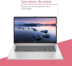 Essential Daily Traditional Laptop, 17.3" FHD Display, Intel Core I7-1355U, 16GB RAM, 1TB SSD, Fingerprint Reader, Backlit Keyboard, Numeric Keypad, Webcam, HDMI, Wi-Fi 6, Windows 11 Home, Rose - Image 2